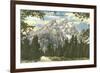 Vista of Majestic Grant Teton-null-Framed Art Print