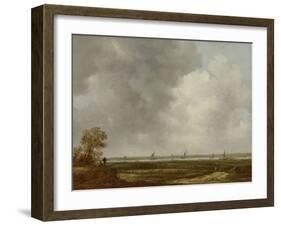 Vista of the Floodplain of a River (Panorama in Guelders)-Jan Van Goyen-Framed Art Print