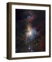 VISTA's infrared view of the Orion Nebula-ESO-Framed Art Print