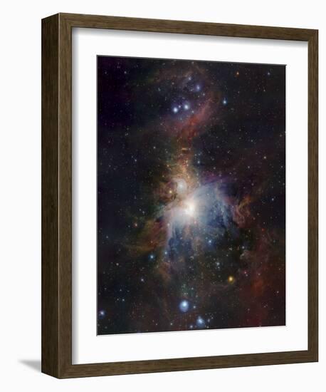 VISTA's infrared view of the Orion Nebula-ESO-Framed Art Print