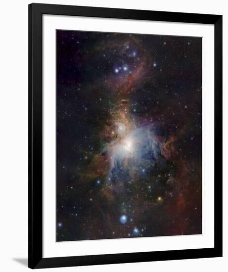 VISTA's infrared view of the Orion Nebula-ESO-Framed Art Print