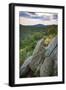 Vista with boulders, Shenandoah, Blue Ridge Parkway, Smoky Mountains, USA.-Anna Miller-Framed Photographic Print