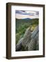 Vista with boulders, Shenandoah, Blue Ridge Parkway, Smoky Mountains, USA.-Anna Miller-Framed Photographic Print