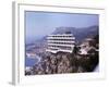 Vistaero Hotel Perched on the Edge of a Cliff Above Monte Carlo, Monaco-Ralph Crane-Framed Photographic Print