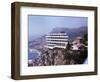 Vistaero Hotel Perched on the Edge of a Cliff Above Monte Carlo, Monaco-Ralph Crane-Framed Photographic Print