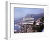 Vistaero Hotel Perched on the Edge of a Cliff Above Monte Carlo, Monaco-Ralph Crane-Framed Photographic Print