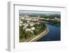 Vistula River, Krakow, Malopolska, Poland, Europe-Christian Kober-Framed Photographic Print