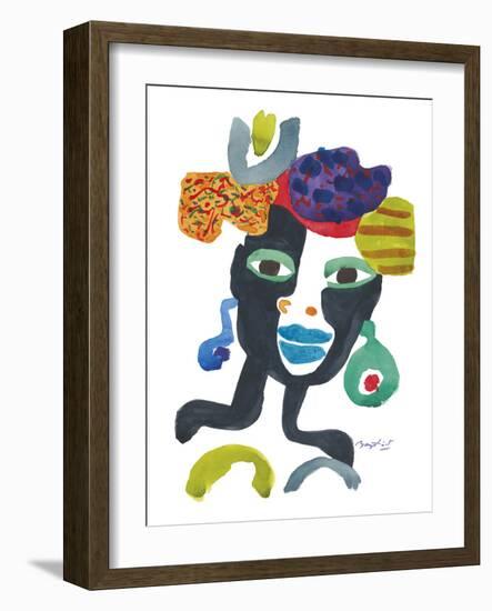 Visual Figure - Gaze-Gerry Baptist-Framed Giclee Print