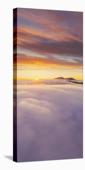 Visual Landscape at Sunset, East Bay Hills, Mount Diablo, California-Vincent James-Stretched Canvas