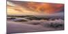 Visual Landscape Magical Sunset Clouds, East Bay, California-Vincent James-Mounted Photographic Print