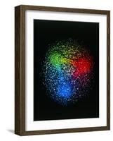 Visualisation of Quark Structure of Proton-null-Framed Photographic Print