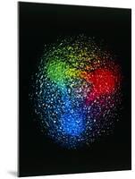 Visualisation of Quark Structure of Proton-null-Mounted Photographic Print