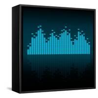 Visualisation of Sound Waves-oriontrail2-Framed Stretched Canvas