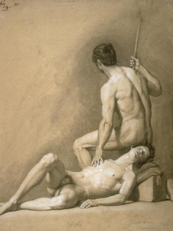 Drawing of Nude Male Models