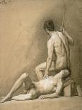Drawing of Nude Male Models-Vitale Sala-Art Print