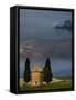 Vitaleta Chapel near Val D'orcia with Morning Light also known as The Church of the Madonna-Terry Eggers-Framed Stretched Canvas