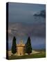 Vitaleta Chapel near Val D'orcia with Morning Light also known as The Church of the Madonna-Terry Eggers-Stretched Canvas