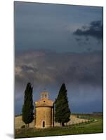 Vitaleta Chapel near Val D'orcia with Morning Light also known as The Church of the Madonna-Terry Eggers-Mounted Photographic Print