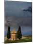 Vitaleta Chapel near Val D'orcia with Morning Light also known as The Church of the Madonna-Terry Eggers-Mounted Photographic Print