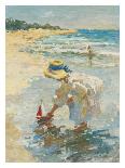 Positano Seascape-Vitali Bondarenko-Framed Stretched Canvas