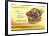 Vitality Seeds Advertisement, Vegetable Basket-null-Framed Art Print