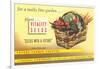 Vitality Seeds Advertisement, Vegetable Basket-null-Framed Art Print