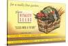 Vitality Seeds Advertisement, Vegetable Basket-null-Stretched Canvas