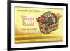 Vitality Seeds Advertisement, Vegetable Basket-null-Framed Art Print