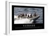 Vitesse: Citation Et Affiche D'Inspiration Et Motivation-null-Framed Photographic Print