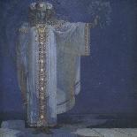 La Prophétesse Libuse, reine de Bohême de 700 à 738 environ-Vitezlav Karel Masek-Framed Stretched Canvas