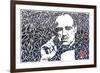 Vito Corleone-Cristian Mielu-Framed Art Print