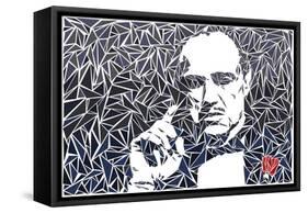 Vito Corleone-Cristian Mielu-Framed Stretched Canvas