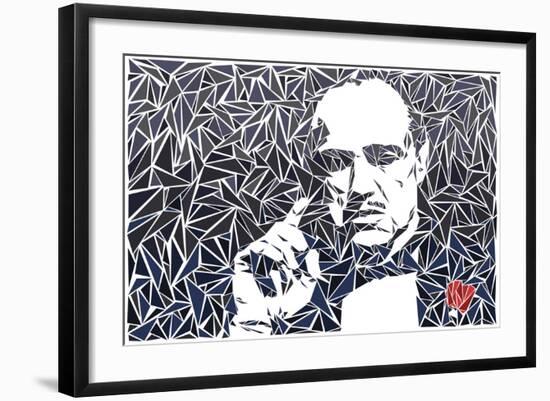 Vito Corleone-Cristian Mielu-Framed Art Print