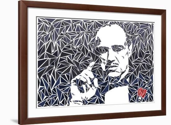 Vito Corleone-Cristian Mielu-Framed Premium Giclee Print