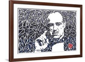 Vito Corleone-Cristian Mielu-Framed Premium Giclee Print