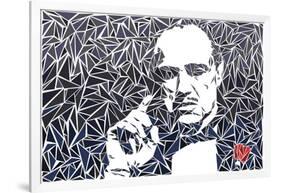 Vito Corleone-Cristian Mielu-Framed Art Print