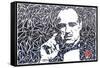 Vito Corleone-Cristian Mielu-Framed Stretched Canvas