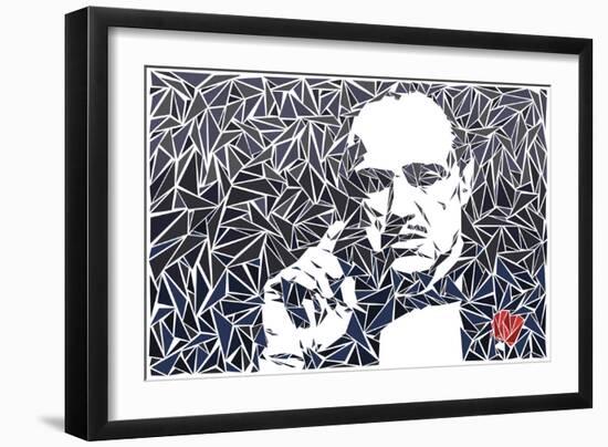 Vito Corleone-Cristian Mielu-Framed Art Print