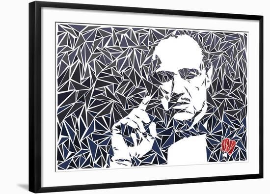 Vito Corleone-Cristian Mielu-Framed Premium Giclee Print