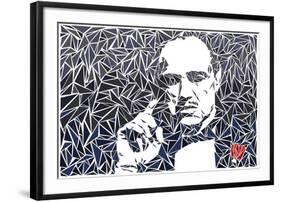 Vito Corleone-Cristian Mielu-Framed Premium Giclee Print