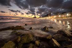 Surfing inside the Barrel in Barra Da Tijuca Beach, Rio De Janeiro, Brazil-Vitor Marigo-Framed Photographic Print