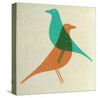 Vitra Eames House Birds II-Anita Nilsson-Stretched Canvas