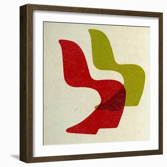 Vitra Panton Chairs I-Anita Nilsson-Framed Art Print