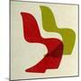 Vitra Panton Chairs I-Anita Nilsson-Mounted Art Print