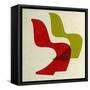 Vitra Panton Chairs I-Anita Nilsson-Framed Stretched Canvas