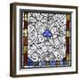 Vitrail du château de Rouen,-null-Framed Giclee Print