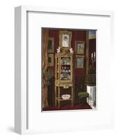 Vitrine Display Cabinet-null-Framed Art Print