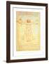 Vitruvian Man-Leonardo da Vinci-Framed Art Print