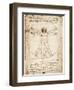 Vitruvian Man-Leonardo da Vinci-Framed Art Print