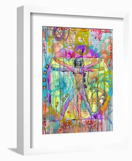 Vitruvian Man-Dean Russo- Exclusive-Framed Giclee Print